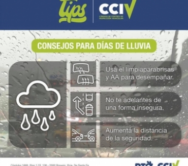 Consejos importantes para los días de lluvia